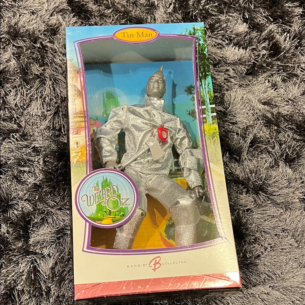 Tin Man Barbie Collector Doll - Silver Wizard of Oz